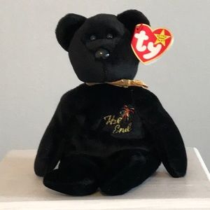 The End beanie baby. MINT